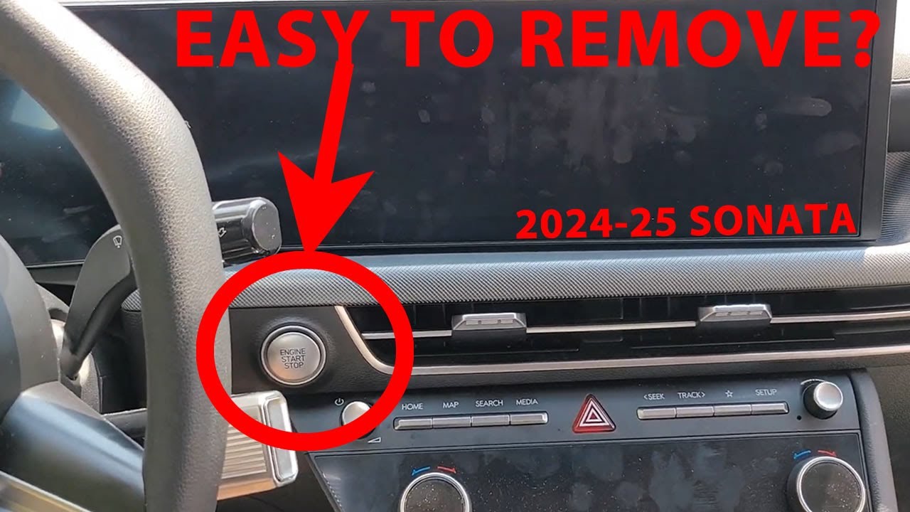 How To Remove 2024-25 Hyundai Sonata Push Start Button. How To Remove 2024-25 Hyundai Sonata Dash.