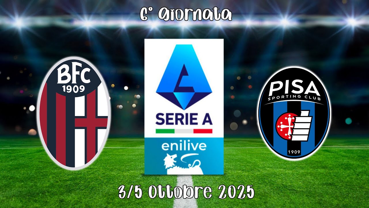 Bologna - Pisa | 6° giornata Serie A EniLive 25/26 | Simulazione su EA FC 25