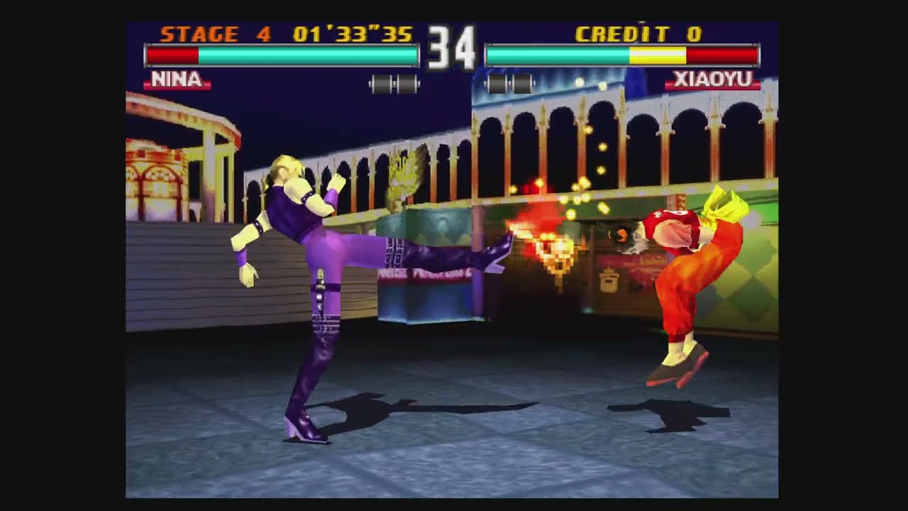TEKKEN 3 - Nina Williams (Arcade Mode)