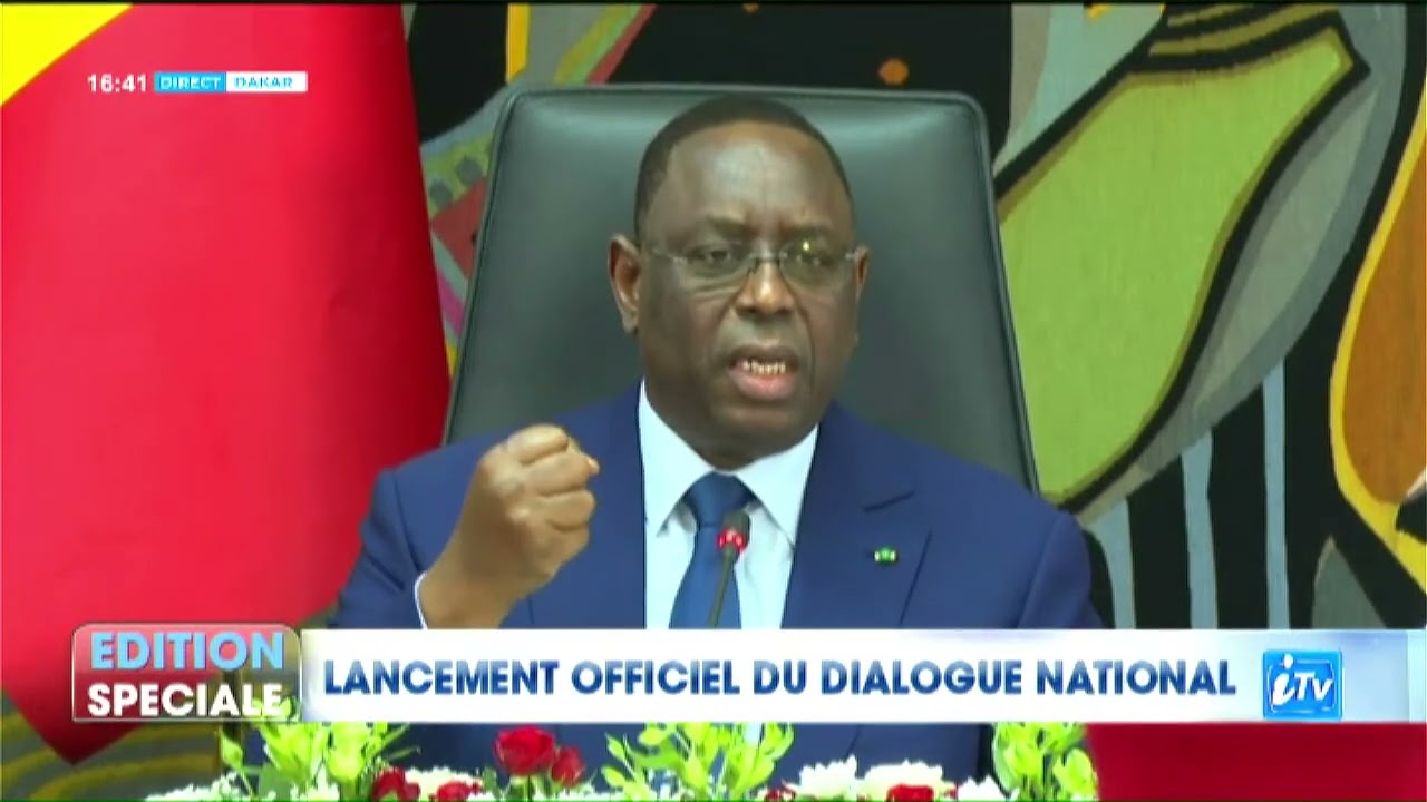Discours en wolof de Macky Sall au lancement officiel du dialogue national