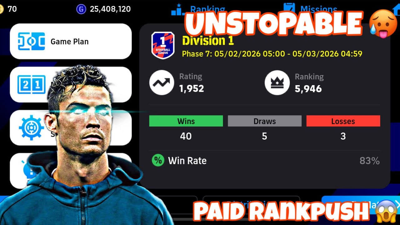 DOMINATING 🥵| UNSTOPABLE WITH THESE 4-2-2-2 FORMATION 😱| CRAZY COMEBACK 🥵| efootball 26 