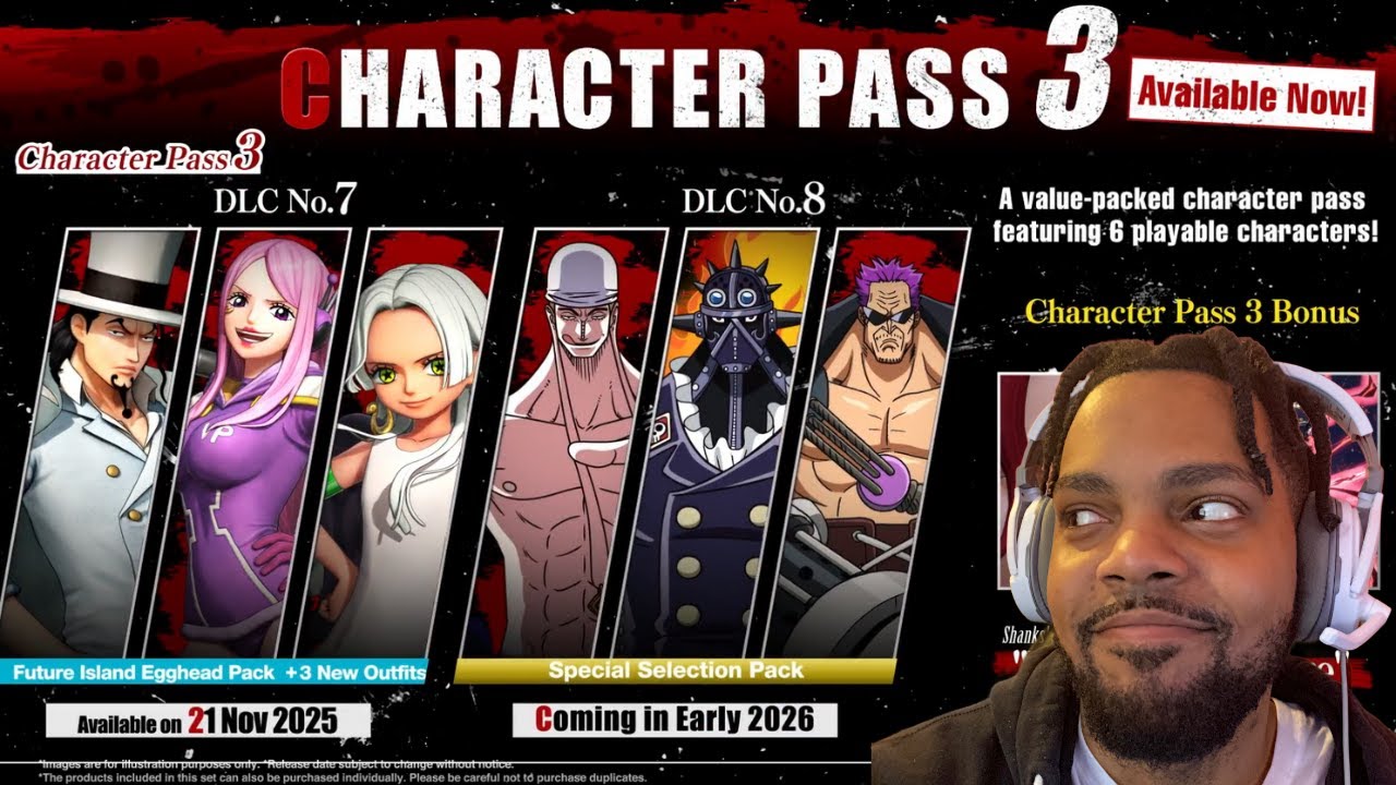 ONE PIECE PIRATE WARRIORS 4 CHARACTER PASS/DLC PACK 3 FINALLY REVEALED LIVE REACTION