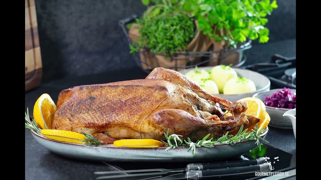 Zubereitung Hafermastgans (Sous Vide vorgegart)