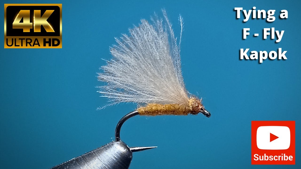 Tying a F - Fly  CDC kapok  by George 4K