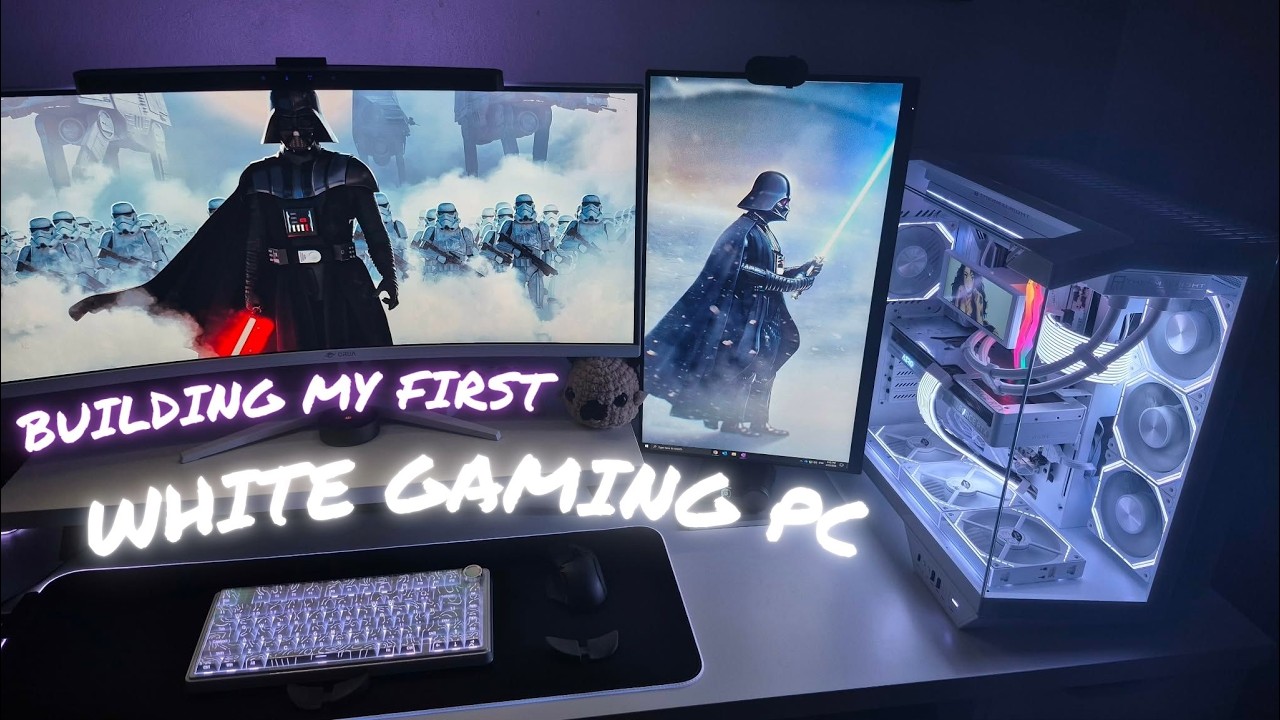 Building my first gaming PC | White aesthetic | RTX 5080 | DarkFlash DY470