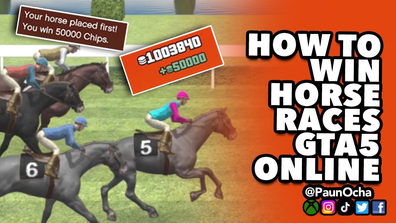 How To Horse Race In GTA5 (1,000,000 Chips)