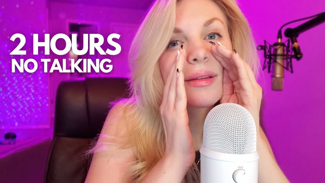 ASMR 2 HOURS Intense & Relaxing Mouth Sounds WITH ECHO (No Talking!)