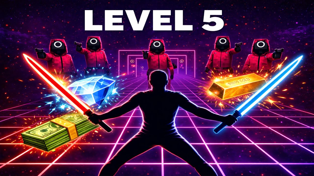 BEAT SABER Immersive Interactive Warm Up 🥊 Real Life Rhythm Game | Viral Interactive Game
