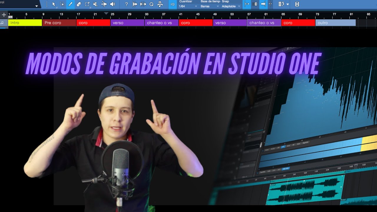 🎙 MODOS DE GRABACIÓN EN STUDIO ONE 💥