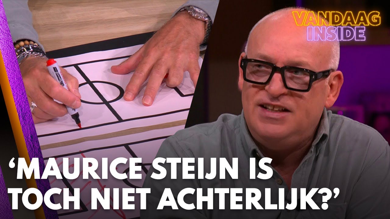 René tekent verschillende verdedigingstactieken en adviseert Steijn: ‘Je bent toch niet achterlijk?’