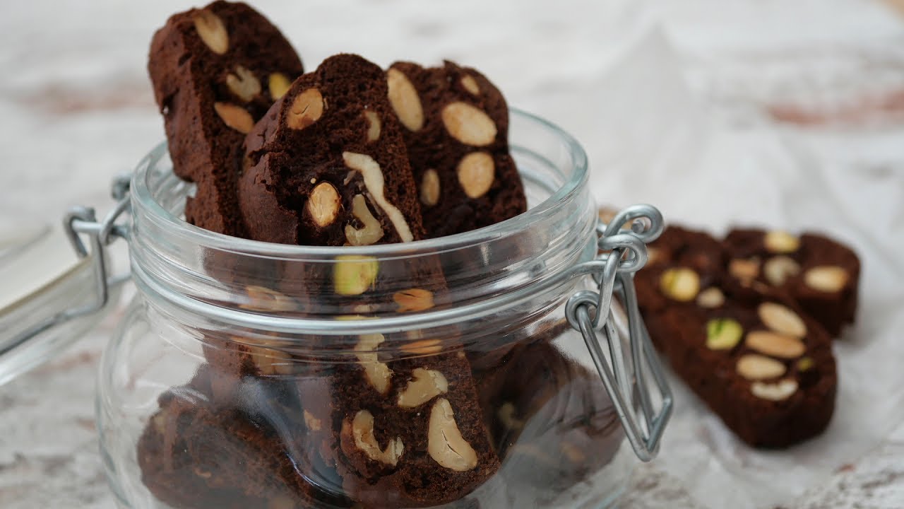 隠し味は珈琲♪たっぷりナッツのビスコッティ | Mixed nuts Biscotti