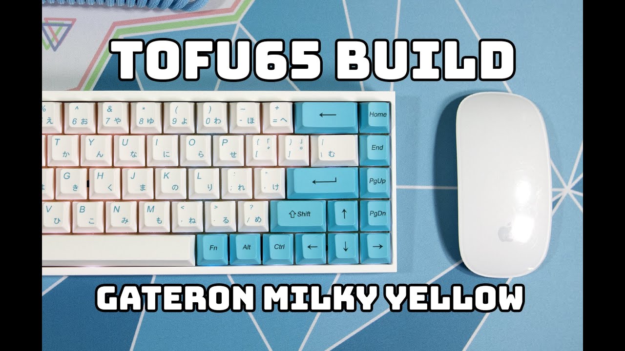 I Made Wulff Den's Custom Keyboard | Tofu65 Gateron Milky Yellow Switches
