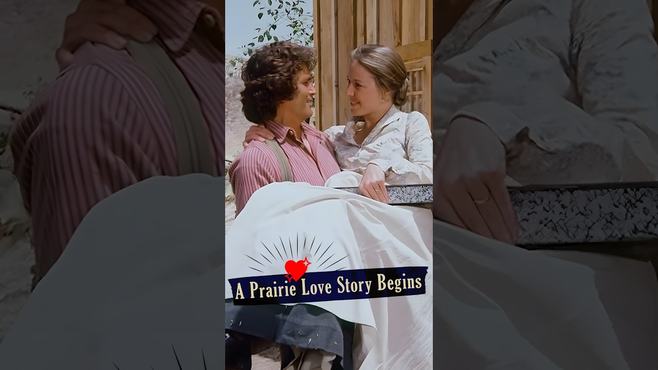 A Prairie Embrace: Charles takes Caroline in his arms 🏡💑❤ #LittleHouseOnThePrairie #Classic