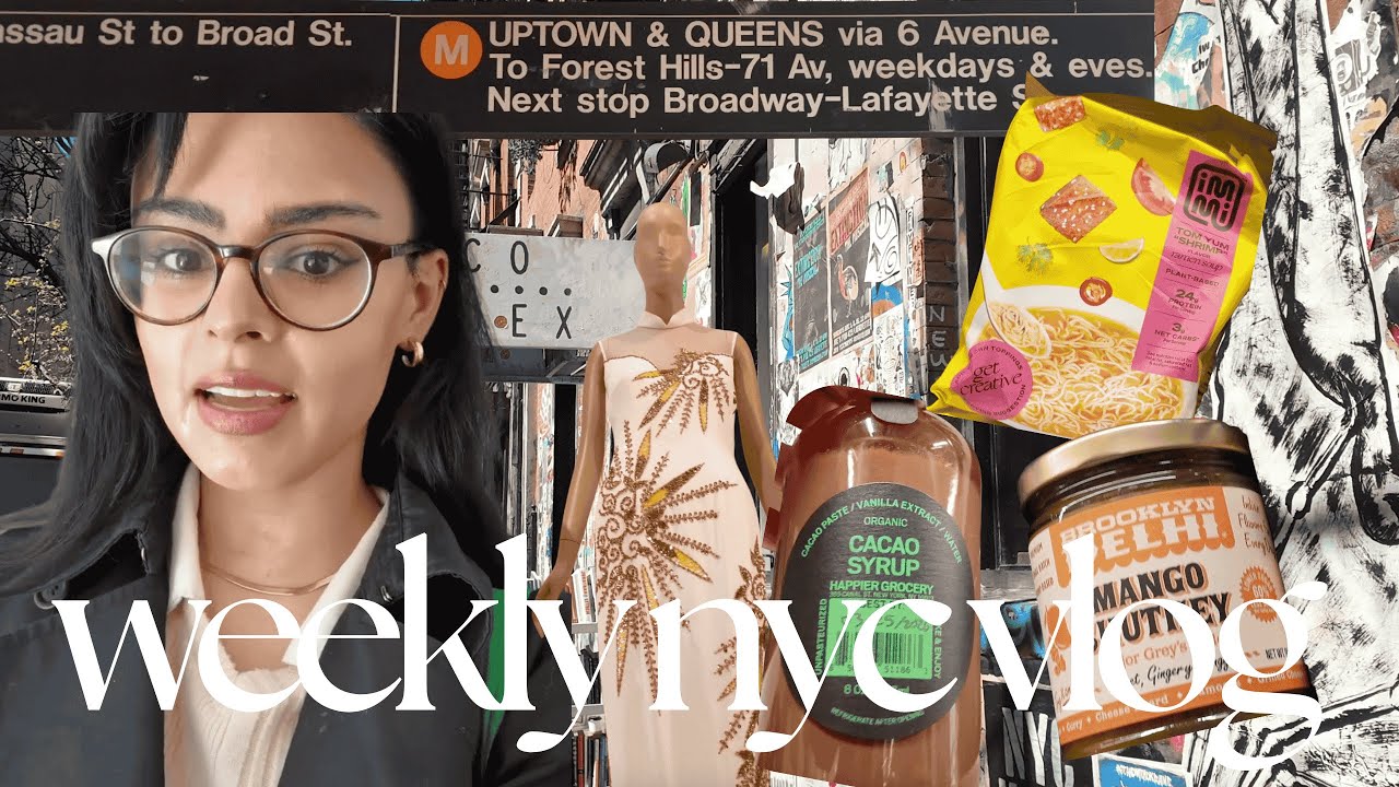 NYC WEEKLY VLOG 🎭 | cost of living breakdown, comedy show & fashion museum  👠