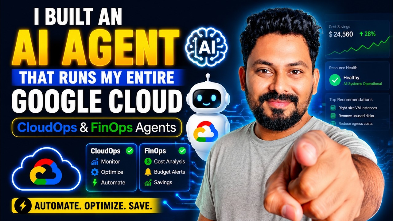 I Built an AI Agent That Runs My Entire Google Cloud operations | CloudOps and FinOps Agents