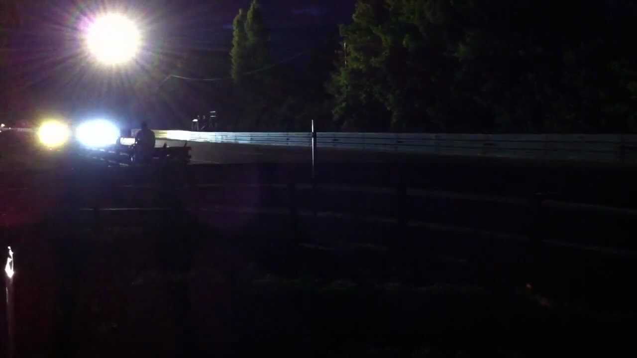 Le Mans 24 Hours 2011 Mulsanne Straight at night