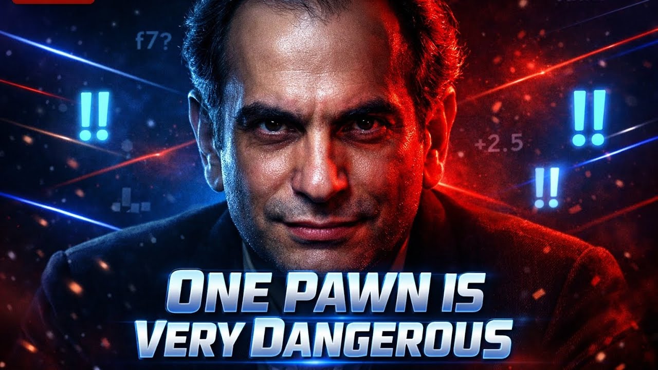 One Pawn Is Very Dangerous | Mikhail Tal’s Deadly Chess Attack ♟️🔥 Chess Game in Hindi