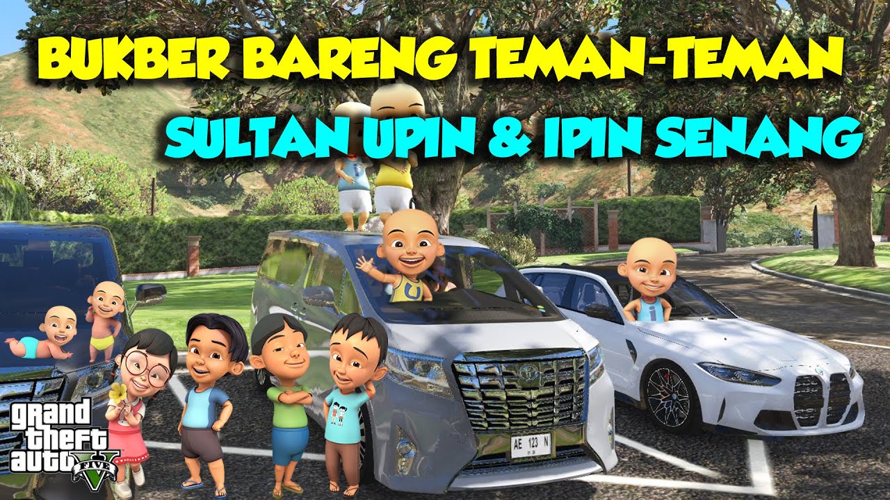 SULTAN UPIN IPIN & TEMAN BUKA BERSAMA SEBELUM MUDIK LEBARAN 2023 TOP - GTA V MOD UPIN & IPIN SPESIAL