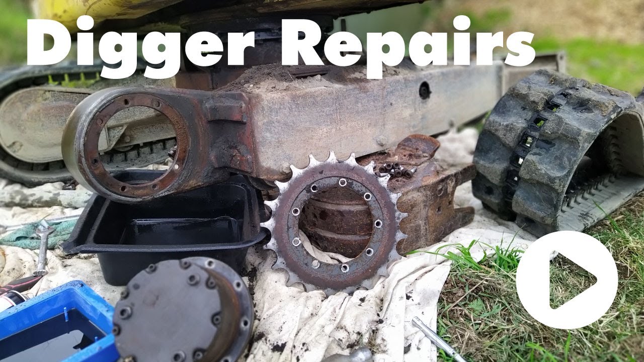 How to Remove a Mini Excavator Track and Final Drive