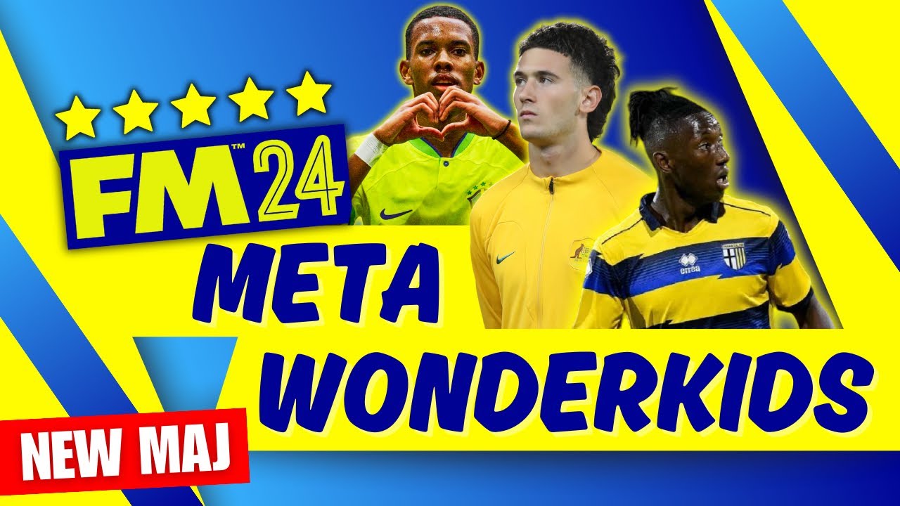 LES WONDERKIDS META DE FM24 💎⭐✨ (Football Manager 2024)