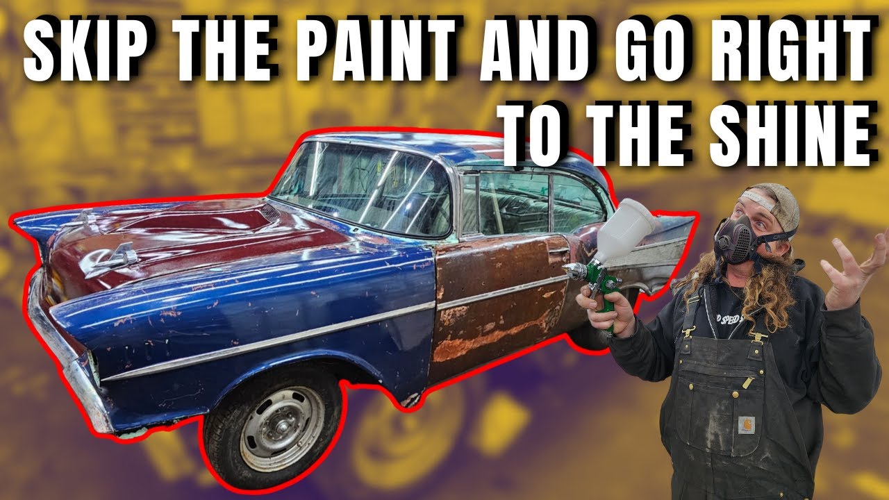 Clear Coating Over Moss?  The Worst 1957 Chevy Gets Some SHINE!