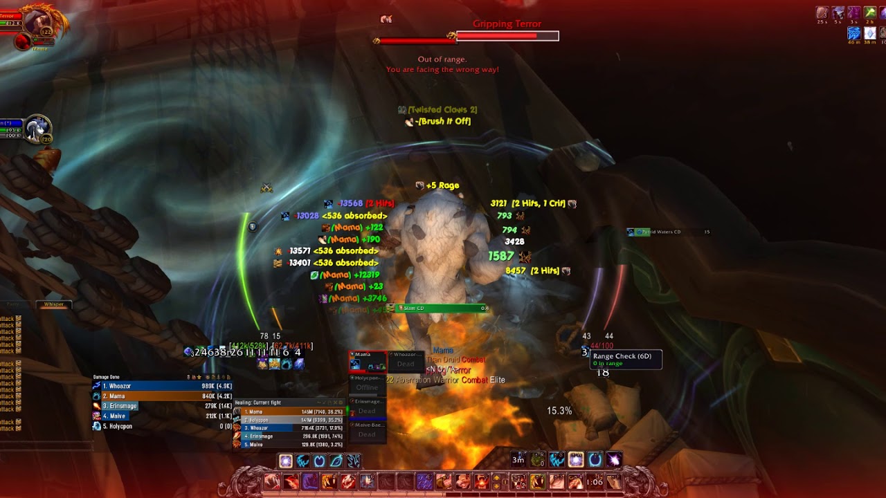 World Of Warcraft [2019 03 19] - Single Kul'Tiran female takes on several Monstrous tentacles