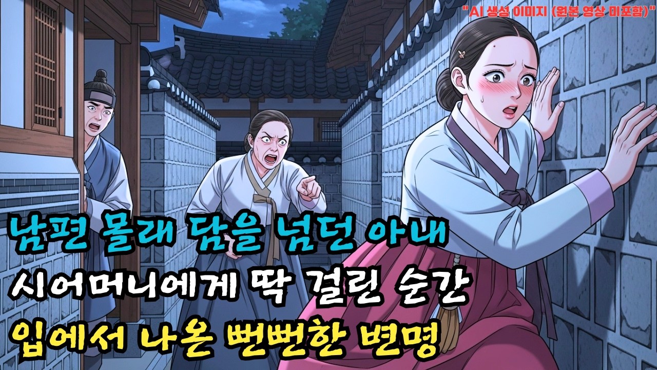 [야담] 조강지처의 두 얼굴! 밤마다 담을 넘어야 했던 며느리의 가슴 절절한(?) 비밀과 충격적인 진실 | 야담 · 설화 | 오디오북