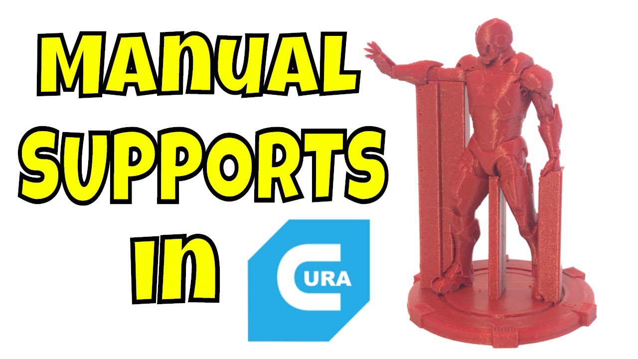 Пользовательские ручные поддержки в Cura Slicer 4.3