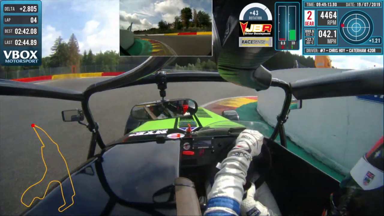 HOT LAP Spa-Francorchamps, 2m40.19 - Caterham 420R Onboard Jon Barnes