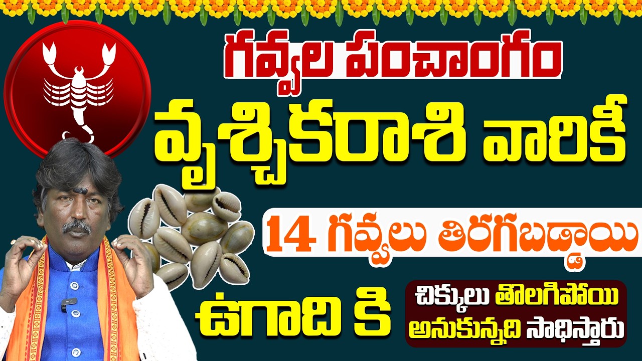 వృశ్చిక రాశి | మార్చ్ నెల గవ్వల పంచాంగం | Vruschika Rashi Gavvala Panchangam | Himdu Tv