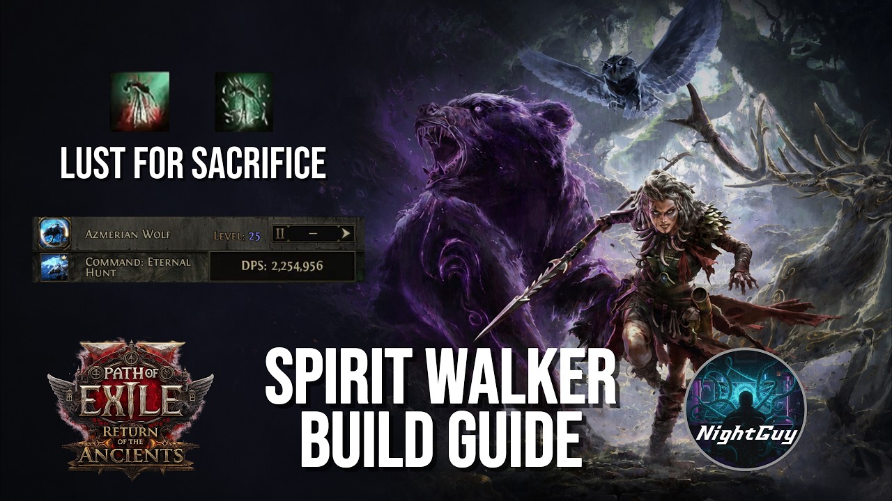 POE2 0.5: Гайд на билд Spirit Walker