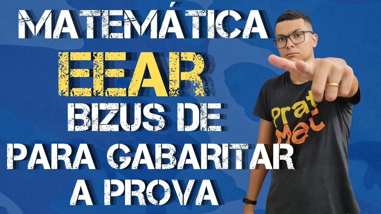 PREMONIÇÃO MATEMÁTICA EEAR 2022.2- COMO GABARITAR MATEMÁTICA (PARTE 1)