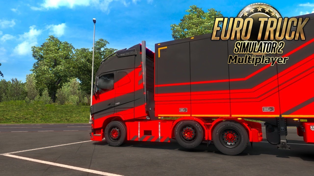 Dikke vrachten rijden! Euro Truck Simulator 2 MP {G29}