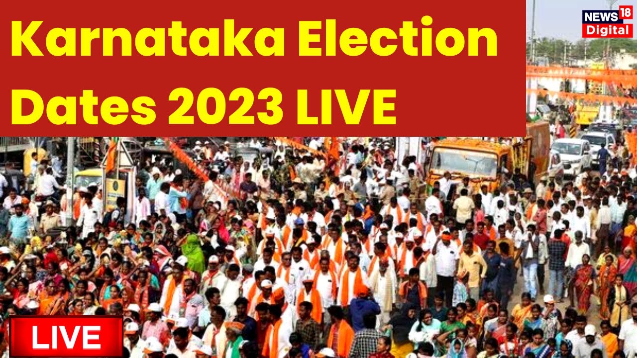 Karnataka Election Dates 2023 Live Update: EC to announce schedule for Karnataka assembly election