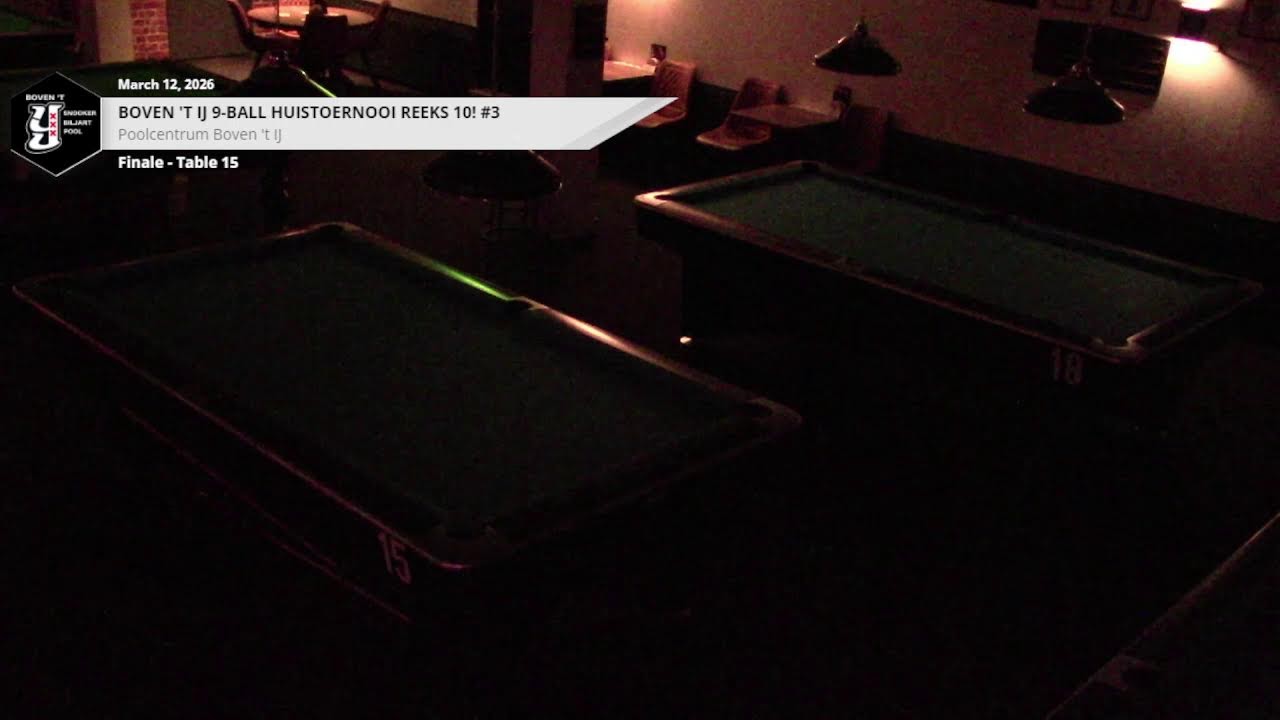 Boven 't IJ 9-ball huistoernooi reeks 10! #3