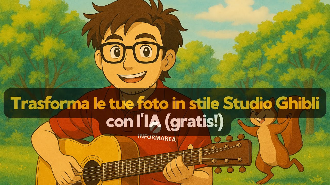 Trasforma le tue foto in stile Studio Ghibli con l’IA (gratis!)