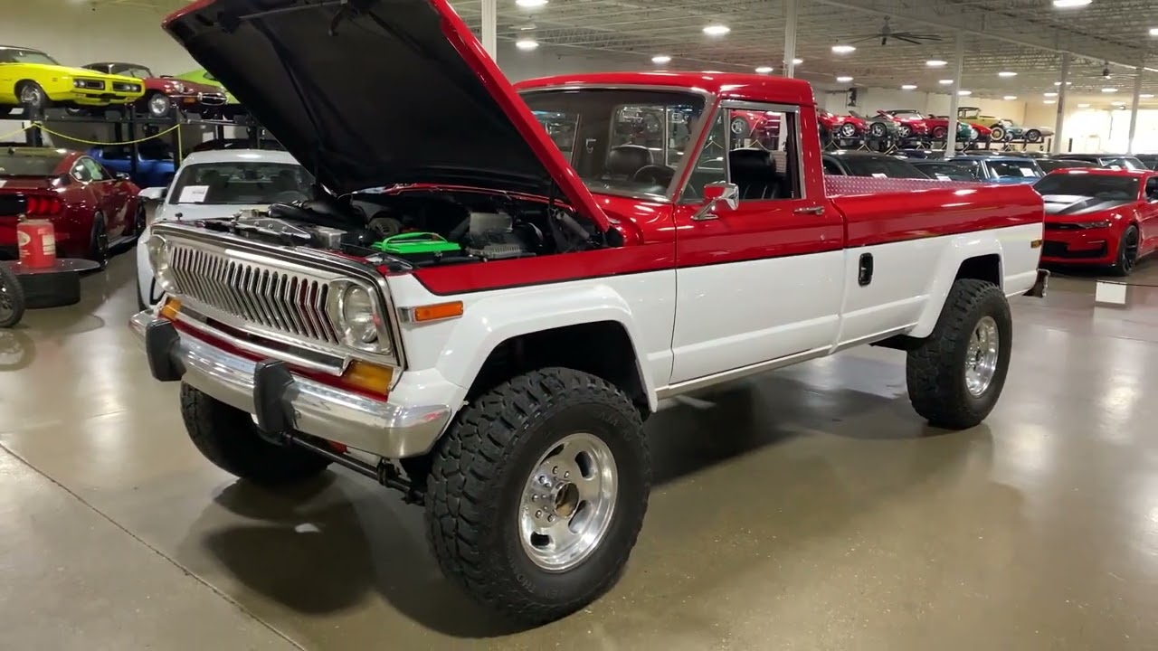 1987 Jeep J20 in Red & White