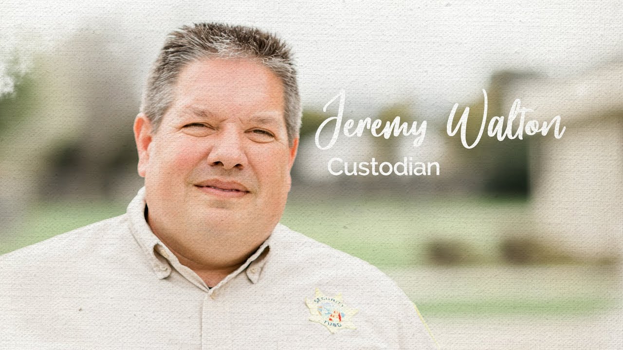 Jeremy Walton - Classified School Employee of the Year, 2019