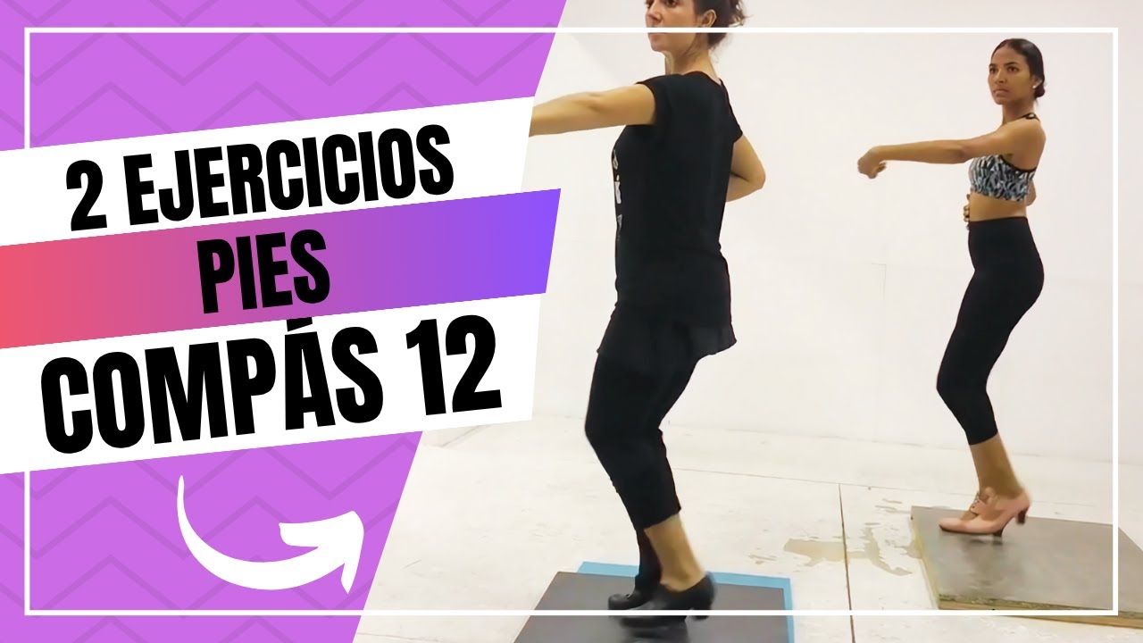 2 ejercicios de zapateado en compas de 12