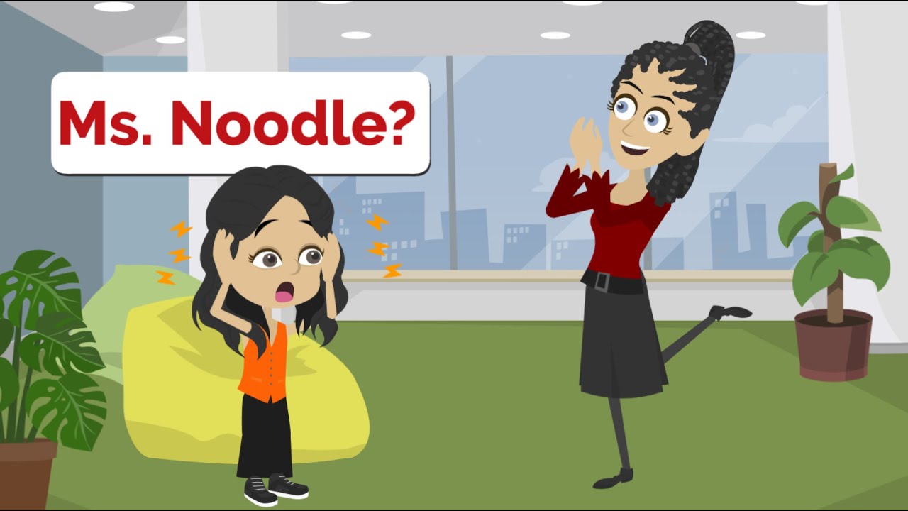 Nora makes Ms. Noodle beautiful | Learn English with Nora
