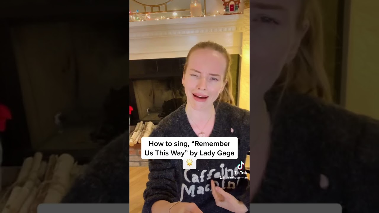 How to sing, “Remember Us This Way” by Lady Gaga #learntosing #singinglessons #singingteacher
