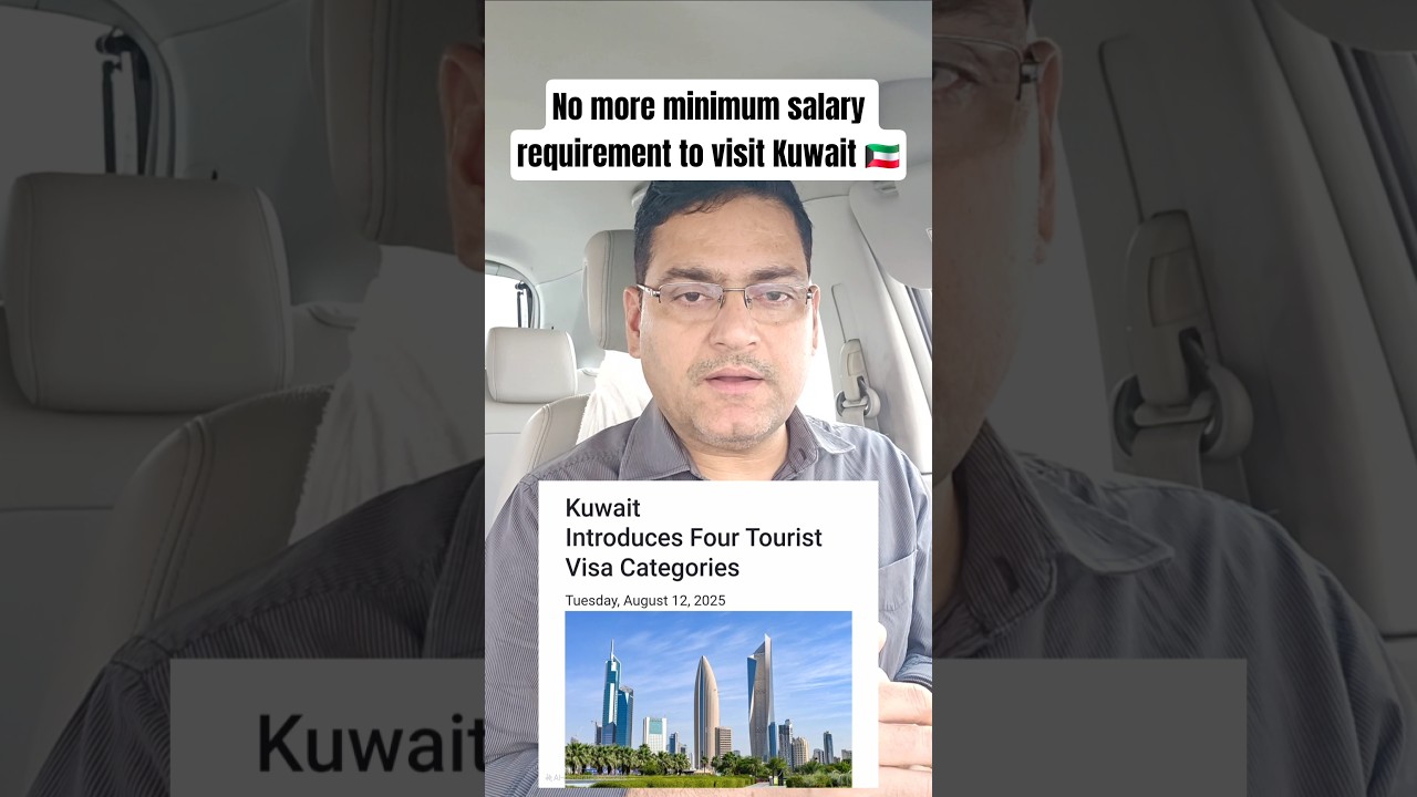 No more minimum salary to visit Kuwait 🇰🇼#kuwaitvisa #touristvisa #expatsworld