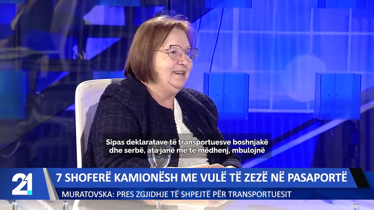 7 shoferë kamionësh me vulë të zezë në pasaportë! Muratovska: Pres zgjidhje për transportuesit