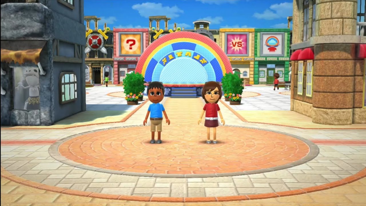 Wii Party U - TV Party - Mii Fashion Plaza - Vs. Master CPU (1-on-1)