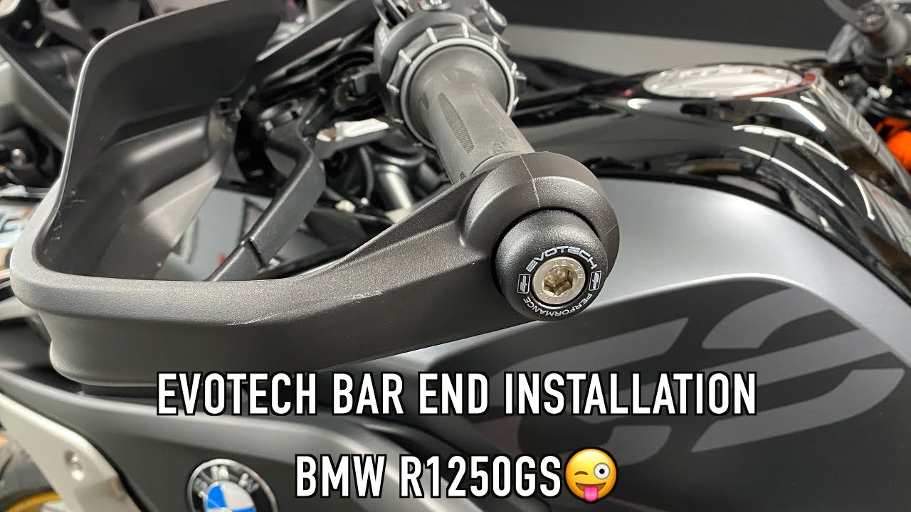 HOW TO FIT THE EVOTECH BAR END WEIGHTS FOR THE BMW R1250GS 🤪