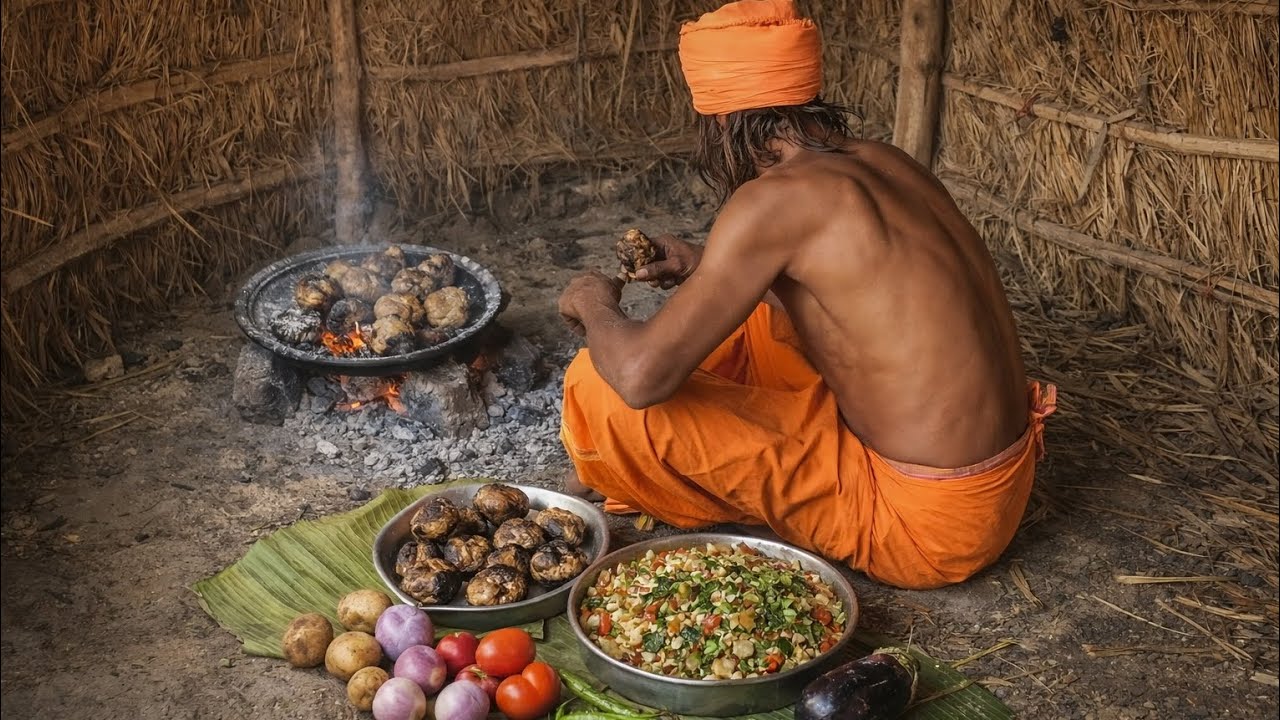 चित्रकूट पहाड़ में 150 फीट जयत पहाड़ी आश्रम बाल संत कर रहे शेर की गुफा में कर रहे थे पूजा भजन साधना