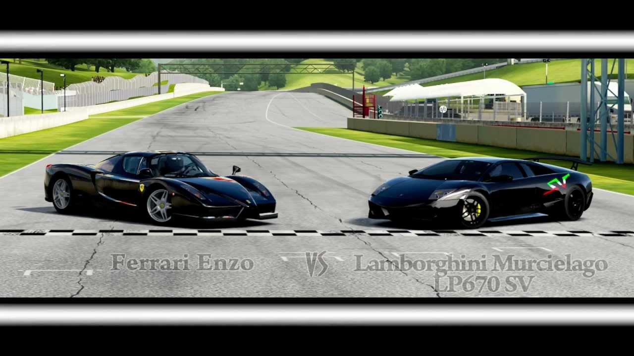 Forza Motorsport 4 Battle - S1.E16: Lamborghini Murcielago Lp670 SV Vs Ferrari Enzo