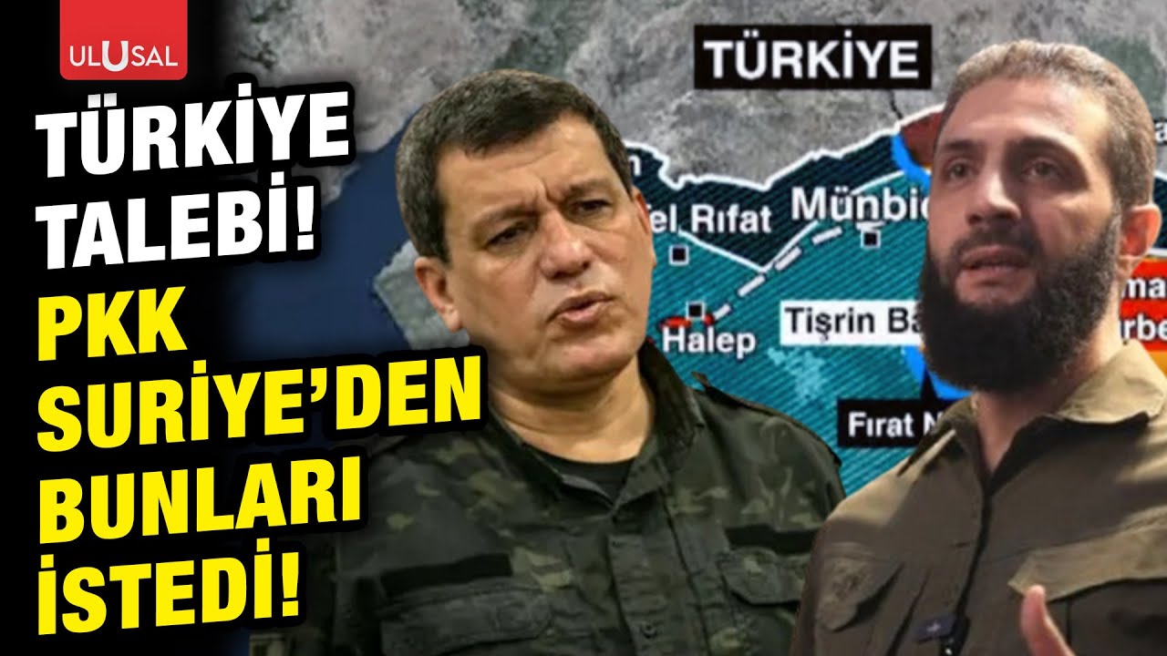 Barzani'ye Türkiye talebi! Mazlum Abdi Suriye'den bunları istedi!