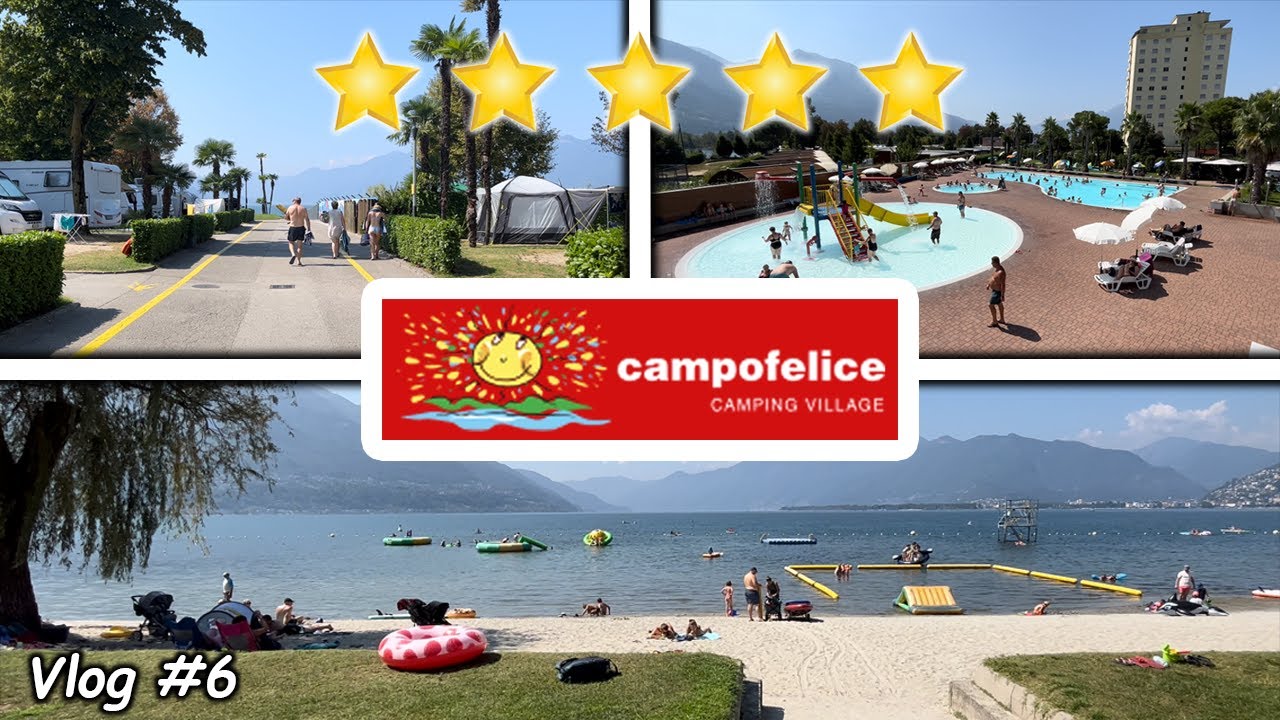 5 Sterne Campingplatz Campofelice am Lago Maggiore ⛺️🌊🇨🇭 | Vlog #6
