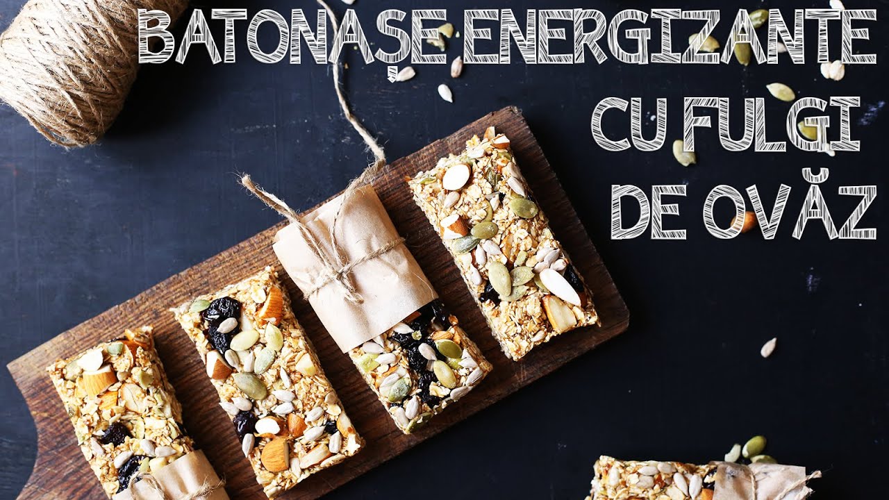 BATONAȘE ENERGIZANTE CU FULGI DE OVĂZ I Valerie's Food